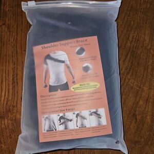 Shoulder Brace Rotator Cuff Support Sling Pain Relief Injury Recovery Black New